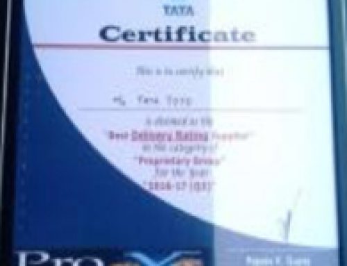 Best Supplier of the Year for SPD – Tata Motors